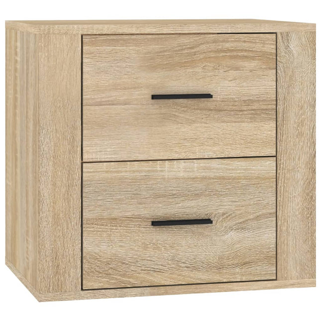 Comodino a Muro Rovere Sonoma 50x36x47 cm