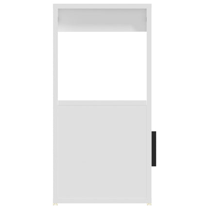 Credenza Bianca 80x30x60 cm in Legno Multistrato