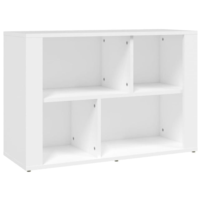 Credenza Bianca 80x30x54 cm in Legno Multistrato