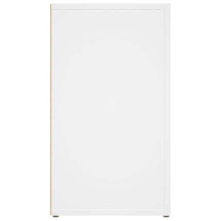 Credenza Bianca 80x30x54 cm in Legno Multistrato