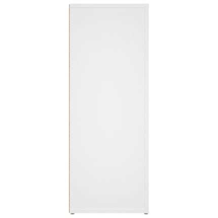 Credenza Bianca 80x30x80 cm in Legno Multistrato