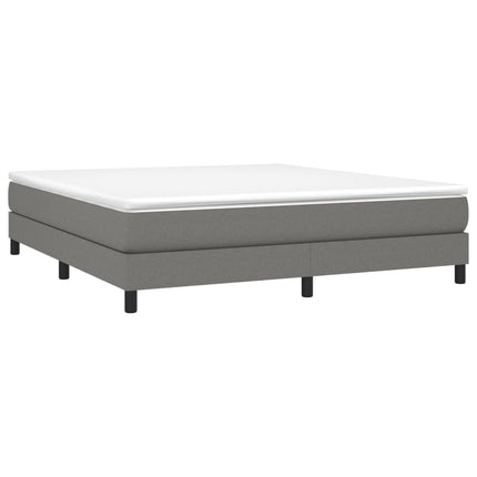 Giroletto senza Materasso Grigio Scuro 180x200 cm Tessuto