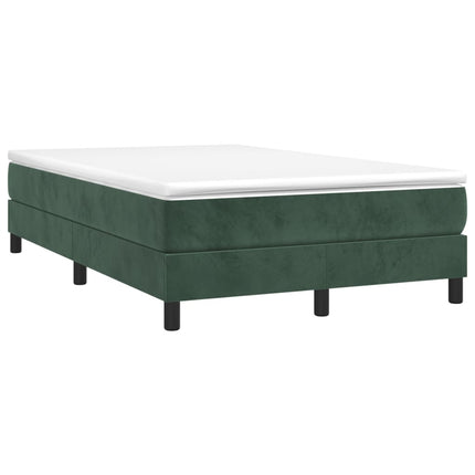 Giroletto senza Materasso Verde Scuro 120x200 cm in Velluto