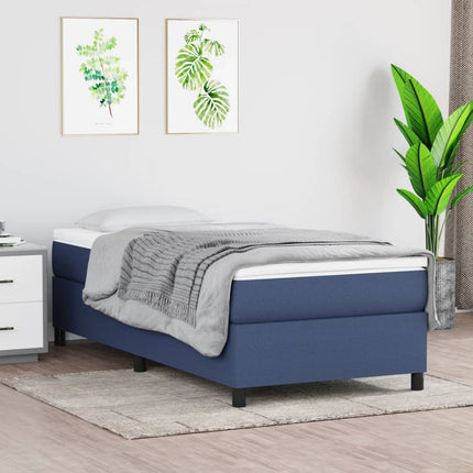 Giroletto senza Materasso Blu 90x200 cm in Tessuto