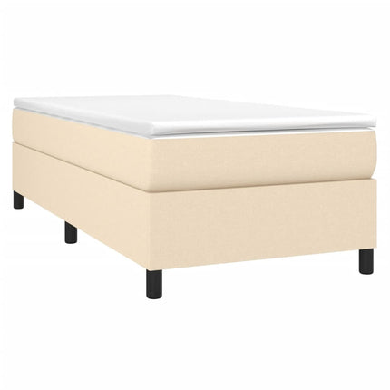 Giroletto senza Materasso Crema 100x200 cm in Tessuto