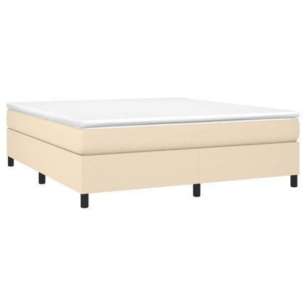 Giroletto senza Materasso Crema 180x200 cm in Tessuto