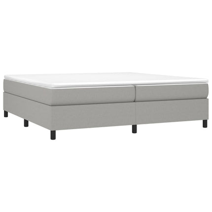 Giroletto senza Materasso Grigio Chiaro 200x200 cm Tessuto