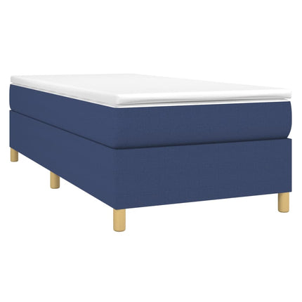 Giroletto senza Materasso Blu 90x200 cm in Tessuto