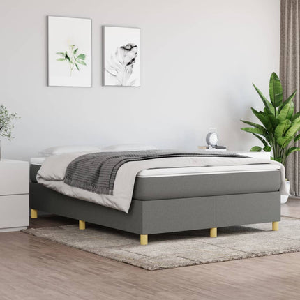 Giroletto senza Materasso Grigio Scuro 140x200 cm Tessuto