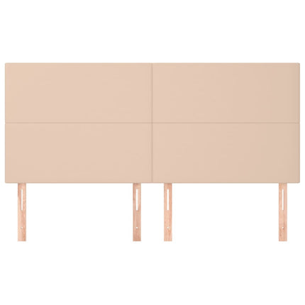 Testiere 4 pz Cappuccino 80x5x78/88 cm in Similpelle