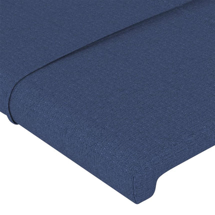 Testiera 2 pz Blu 80x5x78/88 cm in Tessuto