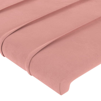 Testiere 4 pz Rosa 100x5x78/88 cm in Velluto