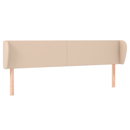 Testiera ad Orecchio Cappuccino 163x23x78/88 cm in Similpelle
