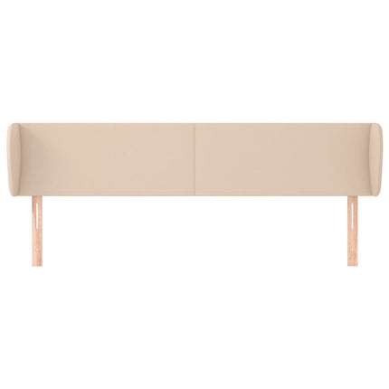 Testiera ad Orecchio Cappuccino 163x23x78/88 cm in Similpelle