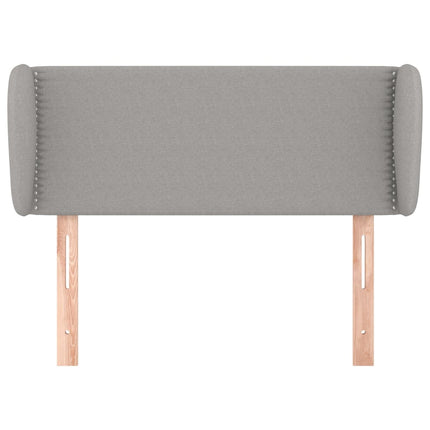 Testiera ad Orecchio Grigio Chiaro 93x23x78/88 cm in Tessuto