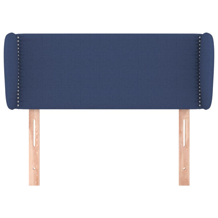 Testiera ad Orecchio Blu 103x23x78/88cm in Tessuto