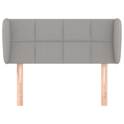 Testiera ad Orecchio Grigio Chiaro 83x23x78/88 cm in Tessuto