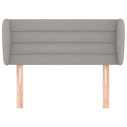 Testiera ad Orecchio Grigio Chiaro 93x23x78/88 cm in Tessuto