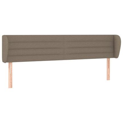 Testiera ad Orecchio Tortora 183x23x78/88 cm in Tessuto