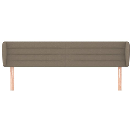 Testiera ad Orecchio Tortora 183x23x78/88 cm in Tessuto