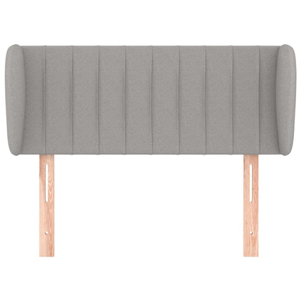 Testiera ad Orecchio Grigio Chiaro 83x23x78/88 cm in Tessuto