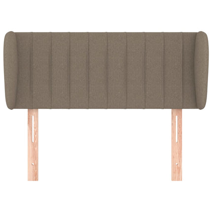 Testiera ad Orecchio Tortora 103x23x78/88 cm in Tessuto