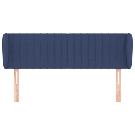 Testiera ad Orecchio Blu 147x23x78/88cm in Tessuto