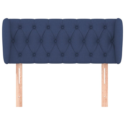 Testiera ad Orecchio Blu 103x23x78/88cm in Tessuto