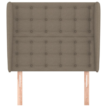 Testiera ad Orecchio Tortora 103x23x118/128 cm in Tessuto