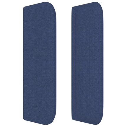 Testiera ad Orecchio Blu 93x16x78/88cm in Tessuto