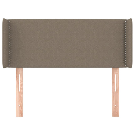 Testiera ad Orecchio Tortora 93x16x78/88 cm in Tessuto