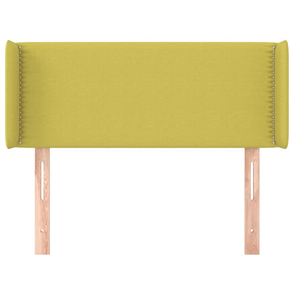 Testiera ad Orecchio Verde 103x16x78/88 cm in Tessuto