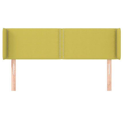 Testiera ad Orecchio Verde 147x16x78/88 cm in Tessuto