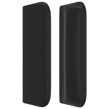 Testiera ad Orecchio Nera 93x16x78/88 cm in Similpelle