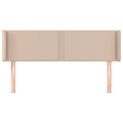 Testiera ad Orecchio Cappuccino 147x16x78/88 cm in Similpelle