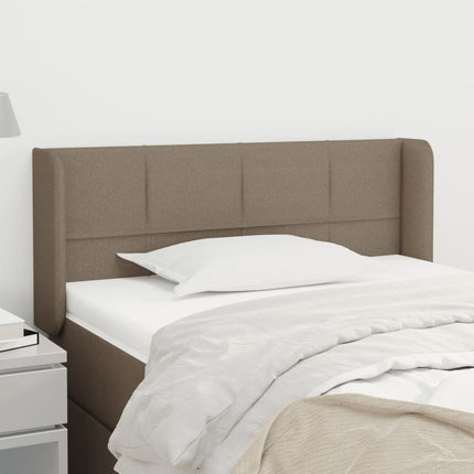Testiera ad Orecchio Tortora 93x16x78/88 cm in Tessuto