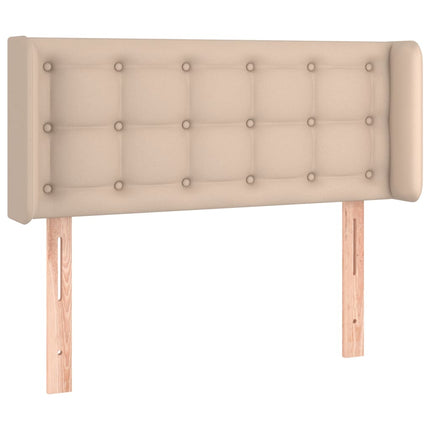 Testiera ad Orecchio Cappuccino 83x16x78/88 cm in Similpelle