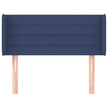 Testiera ad Orecchio Blu 93x16x78/88cm in Tessuto
