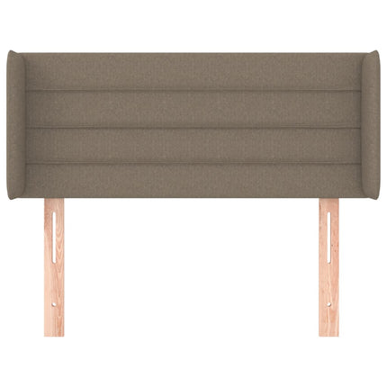 Testiera ad Orecchio Tortora 103x16x78/88 cm in Tessuto