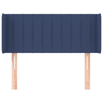 Testiera ad Orecchio Blu 93x16x78/88cm in Tessuto