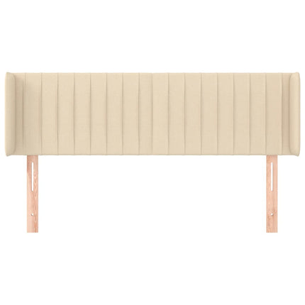 Testiera ad Orecchio Crema 147x16x78/88 cm in Tessuto