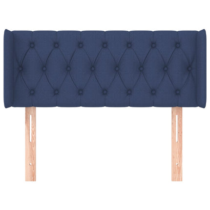Testiera ad Orecchio Blu 93x16x78/88cm in Tessuto