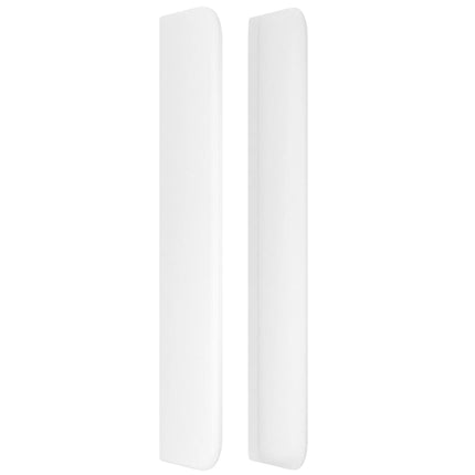 Testiera ad Orecchio Bianco 103x16x118/128 cm in Similpelle