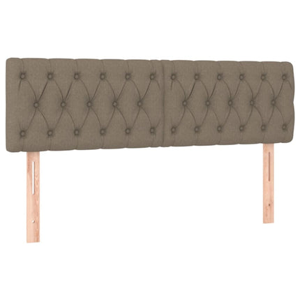 Giroletto a Molle con Materasso Tortora 160x200 cm in Tessuto