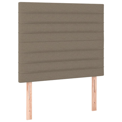 Giroletto a Molle con Materasso Tortora 100x200 cm in Tessuto