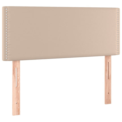 Giroletto Molle Materasso e LED Cappuccino 100x200cm Similpelle