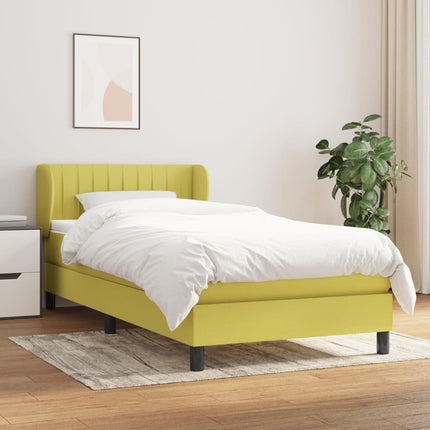 Giroletto a Molle con Materasso Verde 100x200 cm in Tessuto
