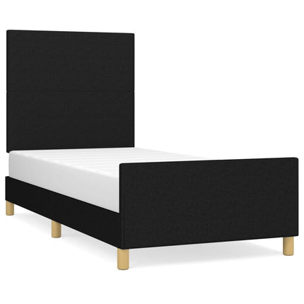Giroletto senza Materasso Nero 80x200 cm Tessuto