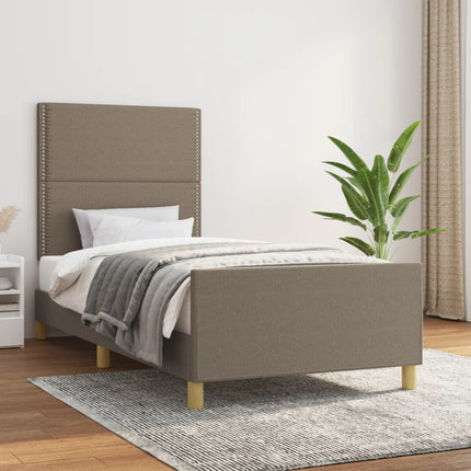 Giroletto senza Materasso Tortora 100x200 cm in Tessuto