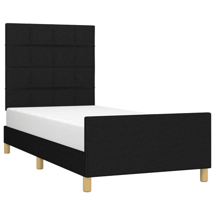 Giroletto senza Materasso Nero 80x200 cm Tessuto
